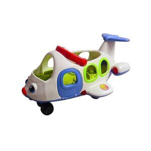 VTG '05 Fisher Price Little People Lil Movers Airplane Jet +3